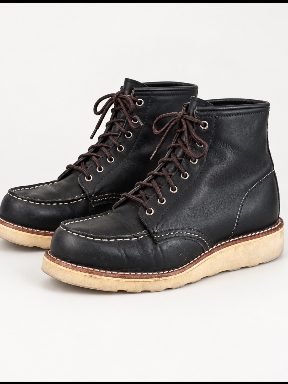 RED WING 3373 Classic MOC LEATHER WOMEN'S SHORT BOOT 6’’ 7.5 USA